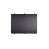 Novy backsplash panel 90cm height 69cm black 152200